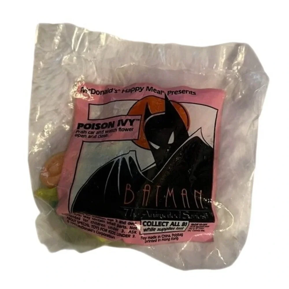 McDonalds Toy OS 1993 Batman Animated Series Poison Ivy Sealed Packaging